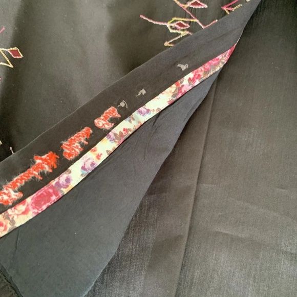 Robert Graham Black Button Shirt XXL Embroidery Detail - Picture 6 of 7